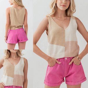 Reign Colorblock Knit Tank